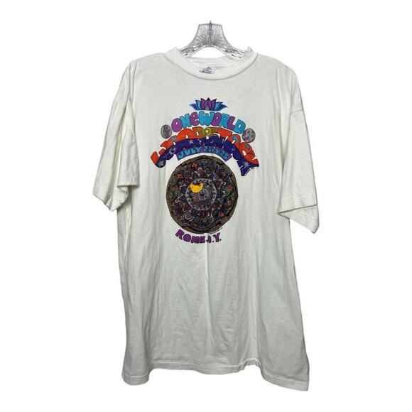 VTG 1999’ Woodstock Festival Shirt Roma New York Rare Band Music Sz XXXL